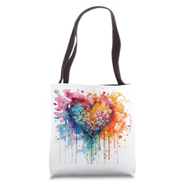 Hearts of Colors Tote Bag