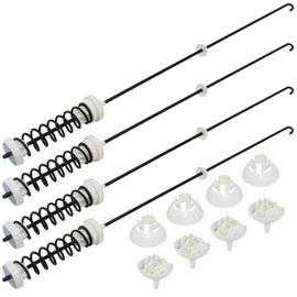 【2025 UPGRADED】W10780048 WTW4800XQ4 WTW4800XQ1 RTW4640YQ1 ATW4675YQ1 Washer Suspension Rod Kit(4 packs) by Beaquicy - Replacement for Whirlpool Ken-more Admiral May-tag Washing Machine