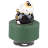 Music Box Round Shape Fortune Cat Style Pleasing Melody Exquisite