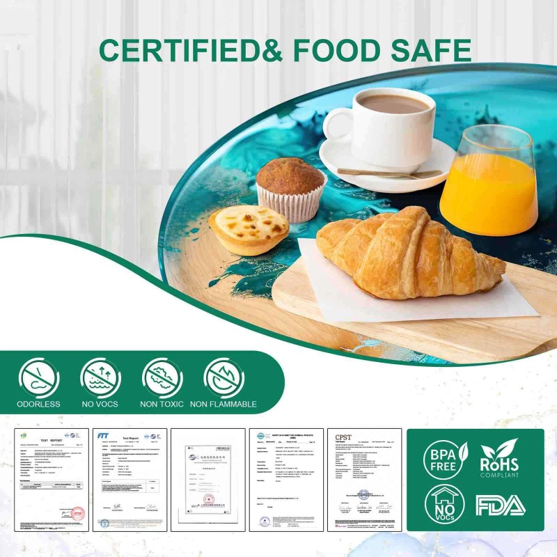 FUNEPOXY Crystal Clear Epoxy Resin Kit -16oz/32oz/64o - 2 Gallons