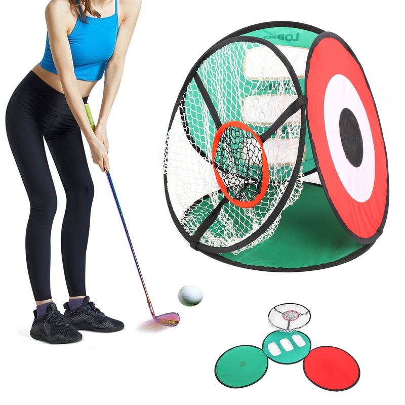 Portable Golf Training Chipping Net Three Sided Hitting Practice Net