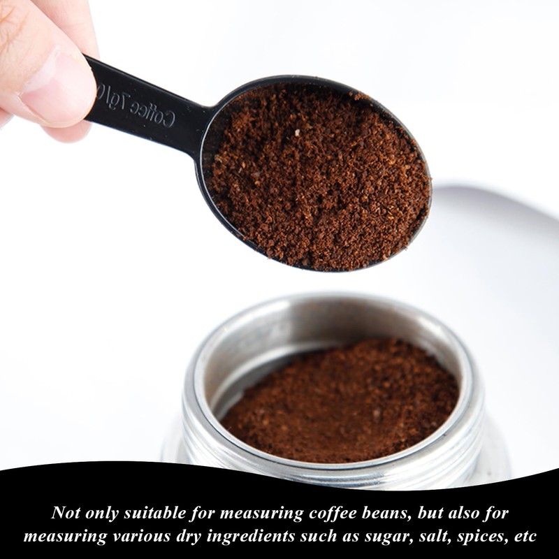 HINFHI 20 Pieces of Coffee Bean Plastic Measuring Spoon, 7g