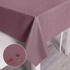 Obstal Vinyl Tablecloth for Picnic Camping Outdoor, 100% Waterproof Oil-Proof