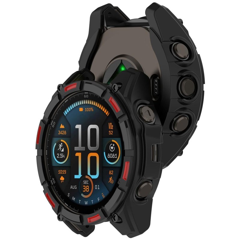 WIIKAI 3 Pack Case with TPU Compatible with Garmin Fenix