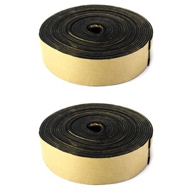 QWORK Pipe Wrap Insulation, 2 Pack Waterproof Foam Insulation Tape Adhesive for Hot or Cold Pipes, 33 Ft Long x 2 Inch Wide x 1/8 Inch Thick