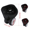 2PCS Suitcase Wheel Replacement, Wear-resistant Silent Carrier Double Bearing Flexible,
