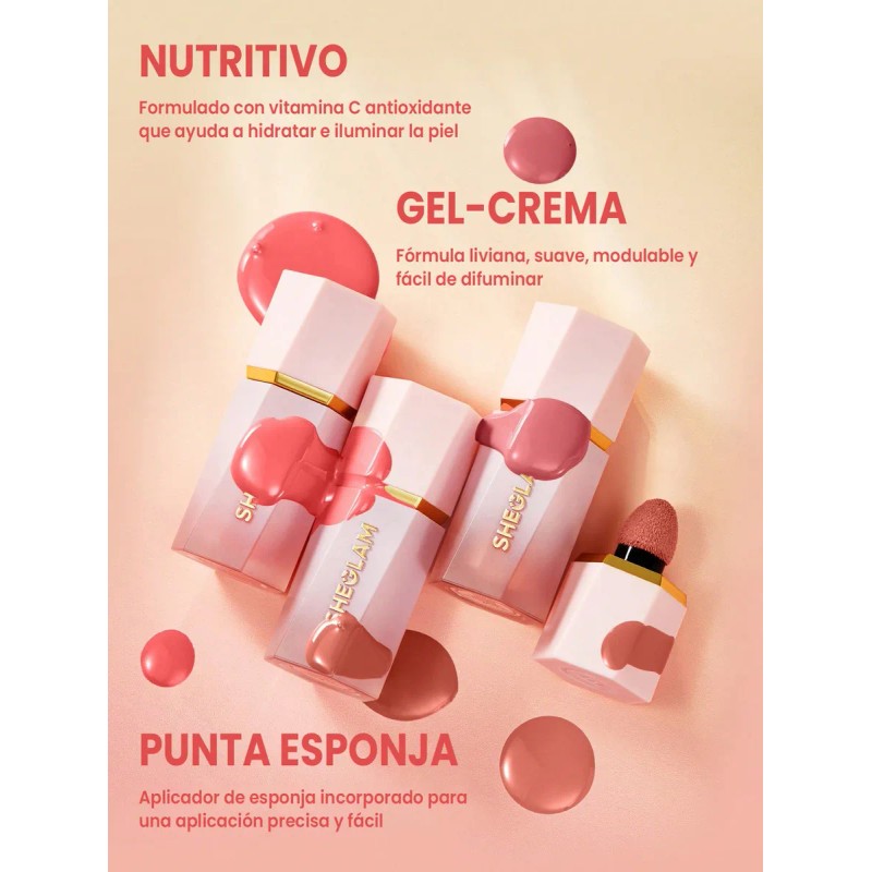 SHEGLAM Color Bloom Rubor Líquido Mate - Hot Topic Blush