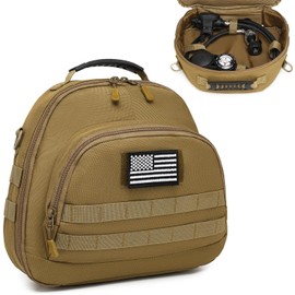 SLINRKE Scuba Regulator Bag - Tactical Style Diving Regulator Protective Bags Protecting and Storage Diving Gear with Adjustable Shoulder Strap, Brown