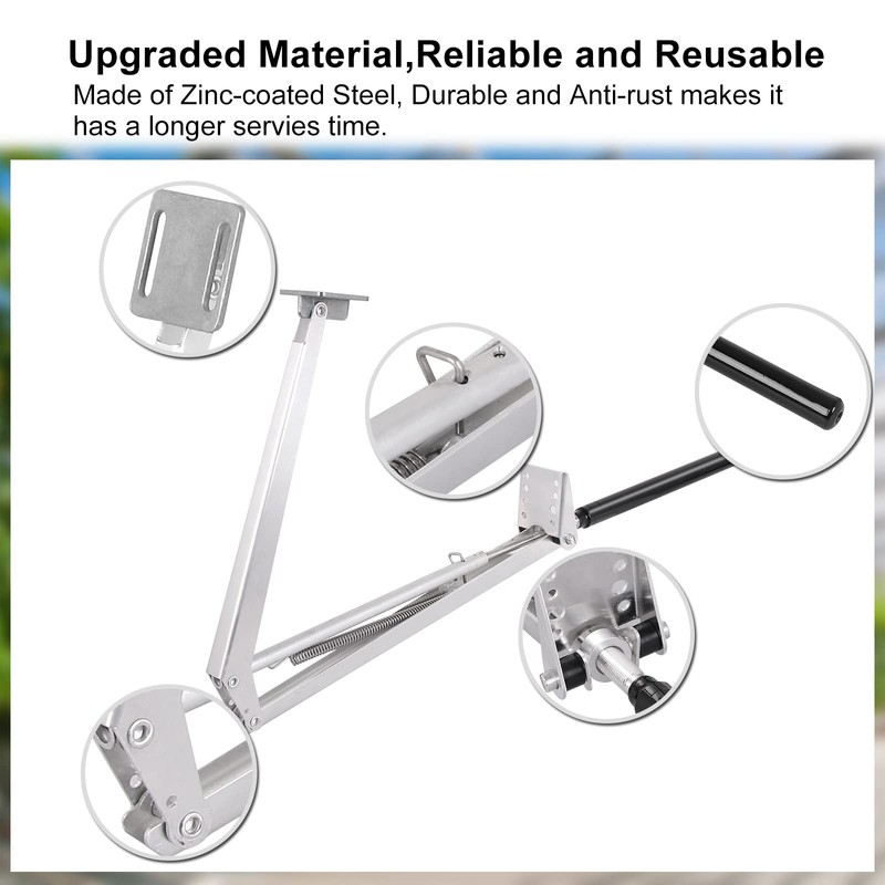 Automatic window opener for greenhouse, automatic opening and closing, temperature