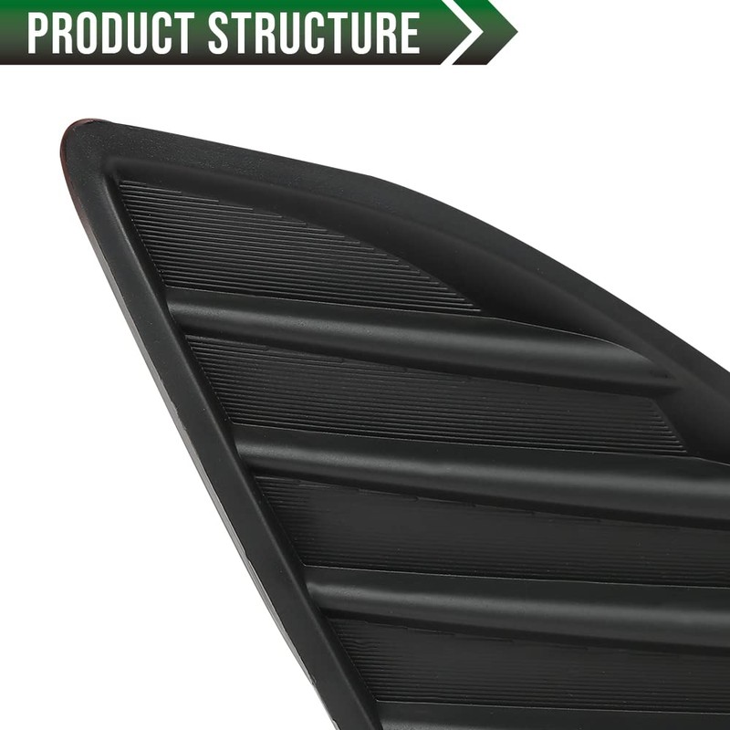 GRAND ORANGE Front Bumper Lower Grille Insert with Fog Hole