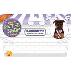 Rainbow Tie for Pet, Small/Medium
