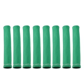 X AUTOHAUX 8 Pcs High Heat Shield Engine Spark Plug Wire Boots Protector Sleeve Cover for Car Green