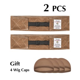 Yuest Wig Grip Wig Bands for Keeping Wigs in Place Velvet Wig Grips Headband No Slip Wig Gripper 2 Pcs