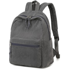 LOIDOU Damen kleiner Rucksack, Mädchen kleine Stadt Rucksack, lässige Cord Tagesrucksäcke, Mini Geldbörse für Schule, Arbeit, Reisen, Einkaufen
