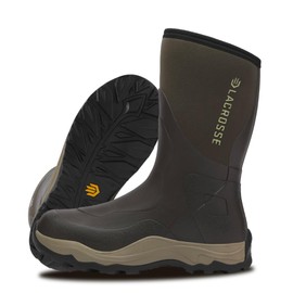 LaCrosse Alpha Agility Field Boot for Men - Hunting Shoes with Jersey/Polyester Lining, Active Fit, Kick-Off Heel Plate, Non-Insulated, Brown - 10 M