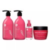 Luseta Keratin Smooth Shampoo Conditioner Serum Mask 4pcs Set Straight