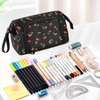 Fustylead Pretty Cherry Large Pencil Pen Case, Big Capacity School