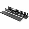 Rocstor Y10E044B1 2U Horizontal Finger Duct Rack Management Panel with