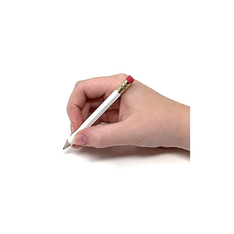 Half Pencils with Eraser - Golf, Classroom, Pew, Short, Mini,