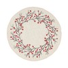 Festive Embroidered Berry Placemat (Set of 4)