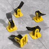 50pcs Plastic Clips Floor Wall Tiling Spacers Strap Tile Flat