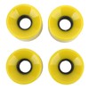 4PCS PU Skateboard Wheel Replacement Low Noise Multifunctional Land Surfboard