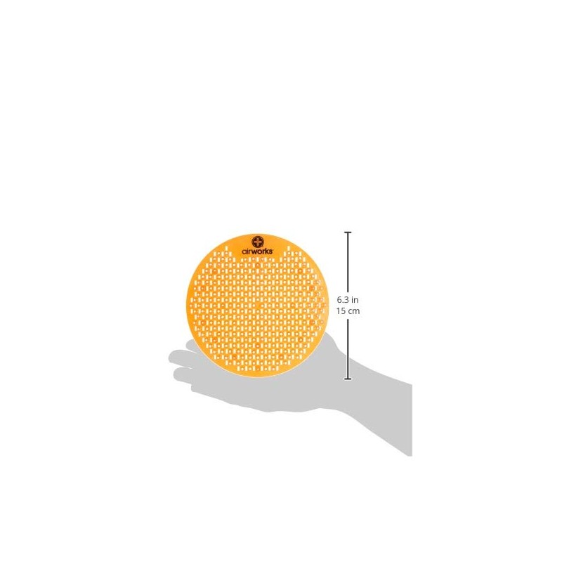 AirWorks AWSFUS231-BX Splash Free Urinal Screen, Citrus Grove, Light 0.22