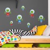 Stickerscape Alien Wall Sticker Pack (Alien Family - Regular) |