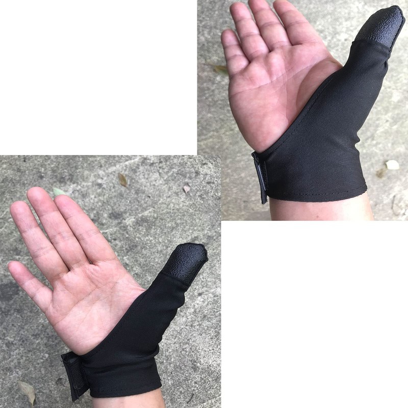 QIZHIMEI Bowling Glove - Thumb Saver Protector, Stabilizer for Bowling