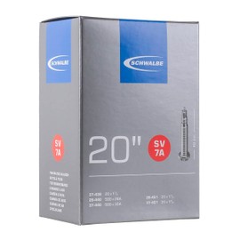 Schwalbe STUSV7A Inner Tube - Black, 20 x 1 1/8-1 3/8 Inch