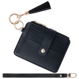 Airkit Small Women's Wallet RFID Blocking Card Holder with Detachable Wristlet & Keychain