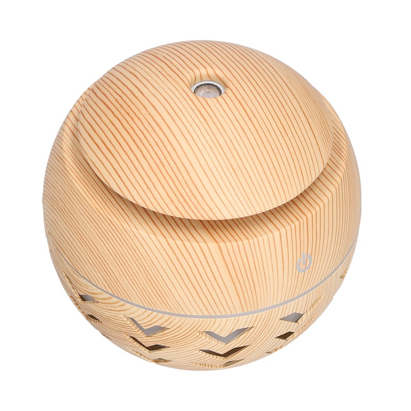 130ml Air Humidifier USB Aromatherapy Wood Grain Humidifier with 7