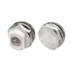Cornat Blind and air plug set, 1/2 inch, nickel-plated, T593002