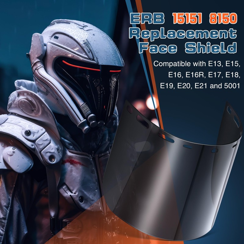 Saillong Face Shield Replacement Lens Compatible with ERB 15151 8150