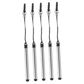 Gadpiparty 5pcs Capacitive Stylus Pens for Touch Screens Touch Pen for Tablets Phones Laptops Durable Design with Lanyard for Easy Carrying