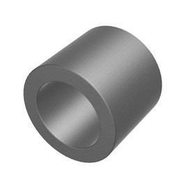 Steel Spacer 3/4" OD x 1/2" ID, Round Spacer Unthreaded Standoff Bushing Plain Finish, Fits Screws, Bolts 1/2" or M12, Metal Spacers Online (5/8" Length, 25 Pack)