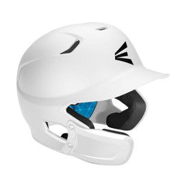 EASTON Z5 2.0 Batting Helmet w/ Universal Jaw Guard, Baseball Softball, Junior, Matte White