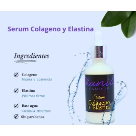 Suero Facial De Colágeno & Elastina Hidratación Y Firmeza Todo Tipo De Piel Día/noche