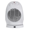 1500 Watt Electric Oscillating Wire Fan Heater 2 Setting Adjustable