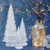 Tronje LED Christbaum 27cm Weihnachtsbaum mit Timer USB Tannenbaum beleuchteter