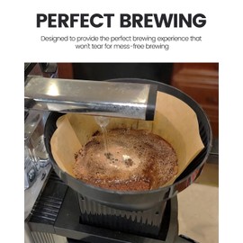MIMORE Coffee Filters #4-120 PCS Coffee Filters 4 Cone Paper Unbleached for Moccamaster Filters No 4, KBGV, KBT, KB, KBGT, KBTS Coffee Machine 8-10 Cup