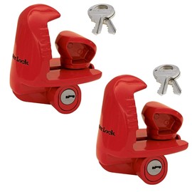 Master Lock - Universal Size Fits 1-7/8", 2", and 2-5/16" Couplers - Trailer Locks #389DAT, 2 Pack