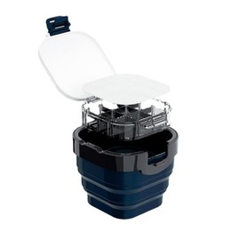 Violotoris Palette Box with 16 Compartments, Cleaning Pot, Easy to Clean, Foldable, for Watercolor, Acrylic, Oil Paint