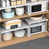 Expandable Closet Shelf Organizer Adjustable Space Saving Wardrobe Sink Tension
