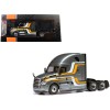 DCD 2018 Freightliner Cascadia Truck Tractor Gray Metallic with Stripes