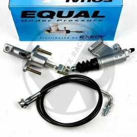Exedy CMC & Slave Cylinder w Black Clutch Line Kit 02-06 Acura RSX RSX-S