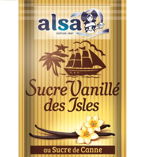 Alsa Sucre Vanila des Isles Sachet Pack of 7