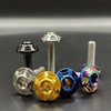 Kuroobaa Titanium Motorcycle License Plate Bolts with Security Anti-Theft Hex