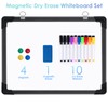 ARCOBIS Small Weekly Dry Erase Board for Wall, 12" x