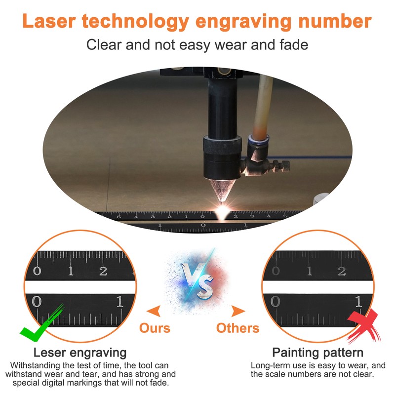 Hole Locator Steel Multi Angle Measuring Ruler Portable Universal Wall